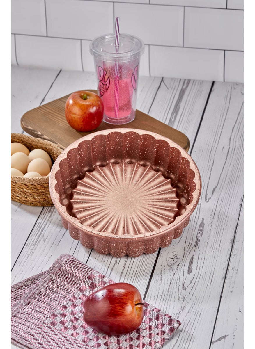 Granite Cast Tart Mold Rose Gold 26CM Boxed Sliced ​​Tart Pie Mold Rose Gold Boxed - pzsku/ZD2E473FC28D21284E9EEZ/45/_/1730739312/f8e1f0a1-9da4-4412-92ce-70133d2a32b1