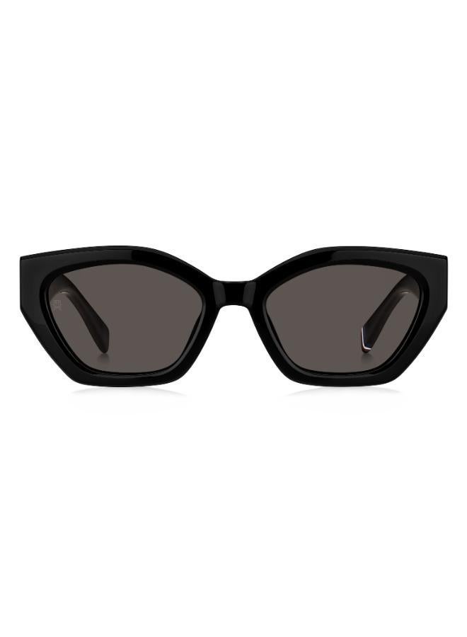 TOMMY HILFIGER UV Protected Sunglasses Black Frame Grey Mirror Lens 54mm  - TH-1979/S-807 - Image 2
