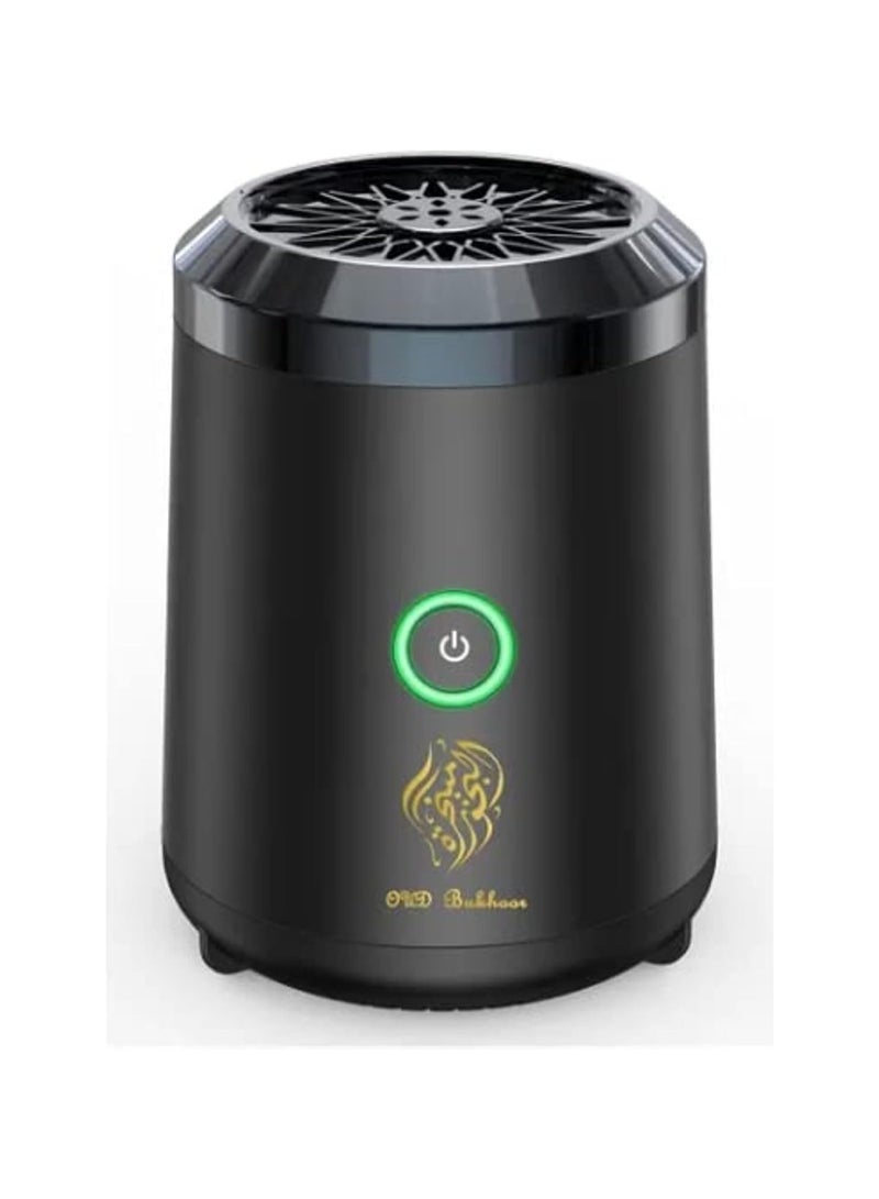 Oud Bukhoor Incense Burner for Car & Home, Mini Size – Ideal for Aromatic Decor & Fragrance Diffusion, Portable USB Type-C Rechargeable  - Image 1