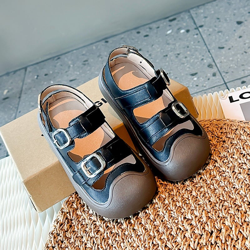 Girls' Closed-Toe Beach Sandals 2025 Soft-Soled Casual Toddler Shoes Breathable Sandals For Boys And Girls Trendy - Image 1