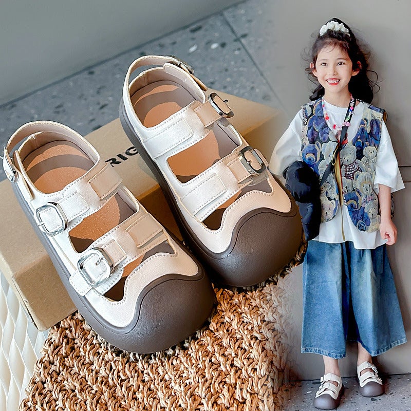 Girls' Closed-Toe Beach Sandals 2025 Soft-Soled Casual Toddler Shoes Breathable Sandals For Boys And Girls Trendy - Image 5