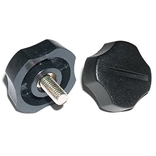 Workman KN-5P BLACK PLASTIC 5mm RADIO BRACKET KNOBS (2) - Image 3