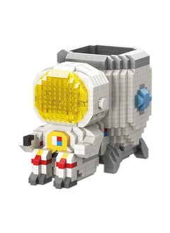 Astronaut Pen Holder Building BlocksMY97018 leg holding astronaut pen container [with light]] MY97018 leg holding astronaut pen container [with light]]