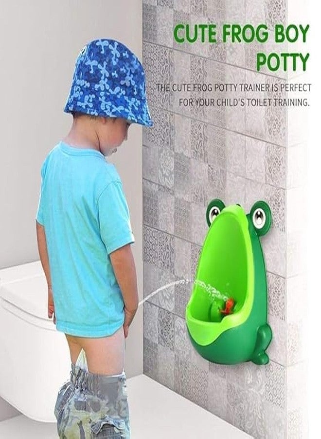 ISTORE Frog Urinal Potty Trainer for Boys - Wall Mounted Removable Potty with Funny Aiming Target & Strong Suction; Easy‑Clean Toddler Pee Trainer, BPA‑Free, Adjustable Height Baby Toilet - Image 3