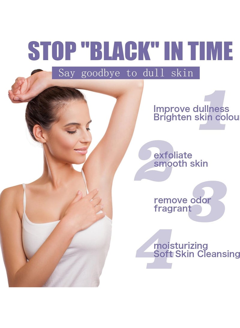 Eelhoe Body Whitening Balm Underarm Knee Neck Moisturizing Light Melanin Brightening Body Care Cream Remove Melanin Improve Dull Brighten Skin Care(40g) - Image 4