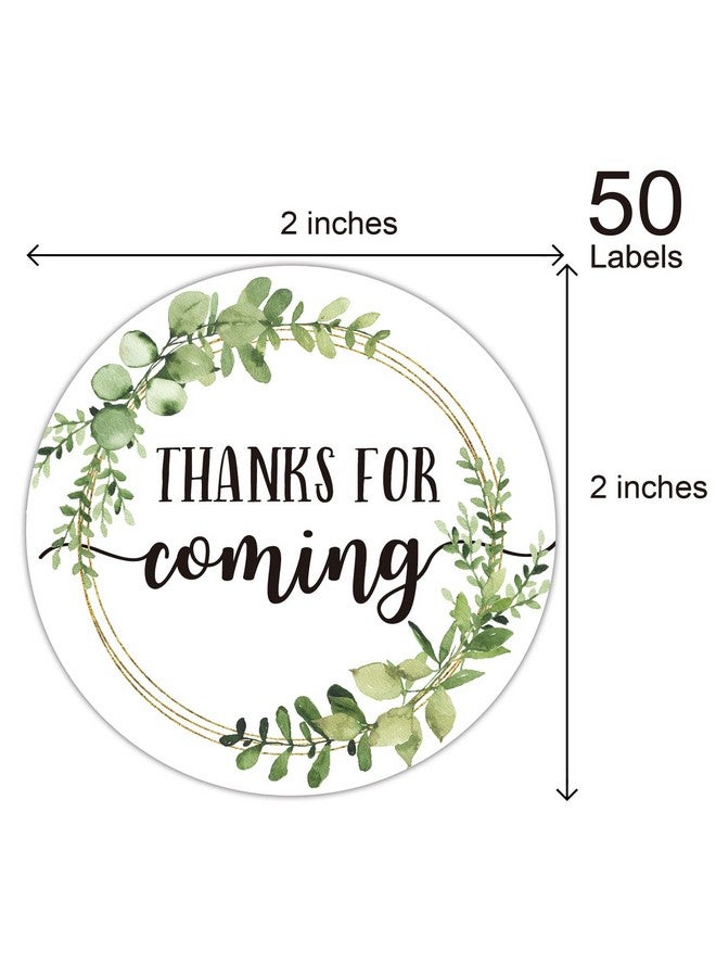 EKSPLODI Thank You Stickers, Thanks for Coming Stickers, Perfect for Baby Shower, Wedding Favor, Birthday Party Favor, 2 Inch Circle, 50 Pack. - Image 3