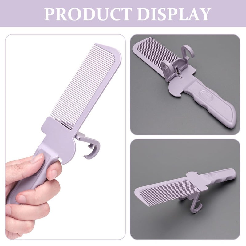 Barber Salon Comb for Men Hair Cutting Styling Fading Comb Medium Size Sturdy Hair Hairdressers Barbers - Image 3