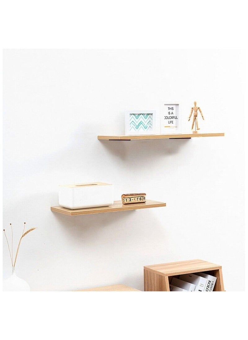 Rubik Invisible Shelf Brackets 230x170mm - 2pcs Hidden Wall Mounted Triangle Floating Shelf Brackets for Home Office Decor and Organization - Black  - Image 5