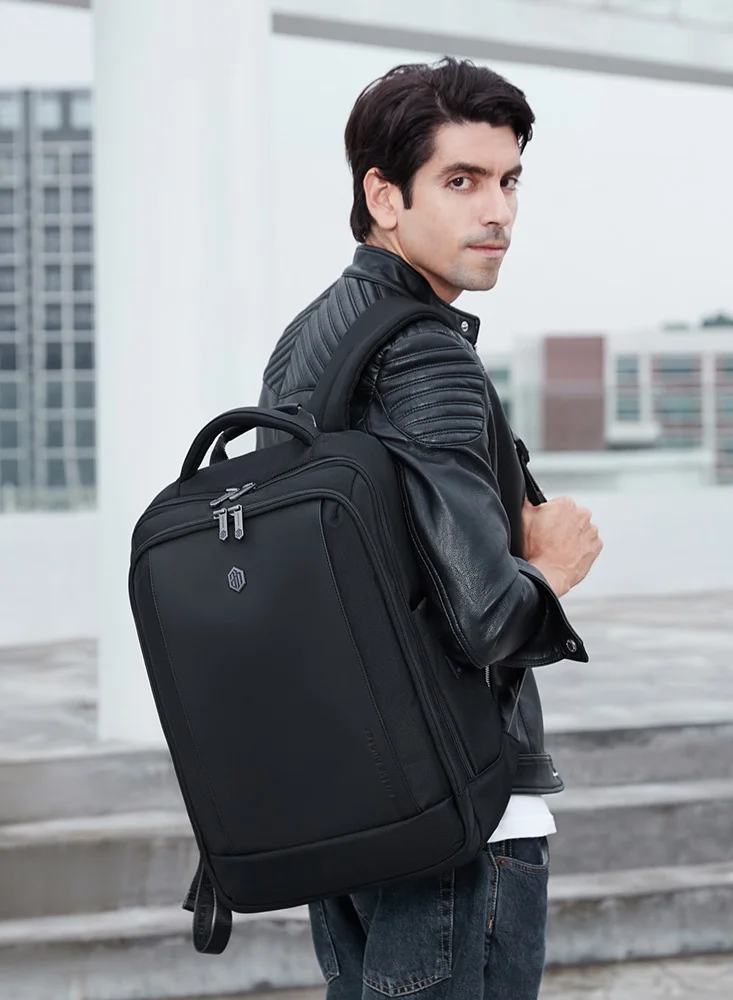 ARCTIC HUNTER Travel Laptop Backpack Slim Durable with Laptop Compartment Water Resistant Casual Hiking Travel Bag for Business College School Students 17 Inch B00550 Black