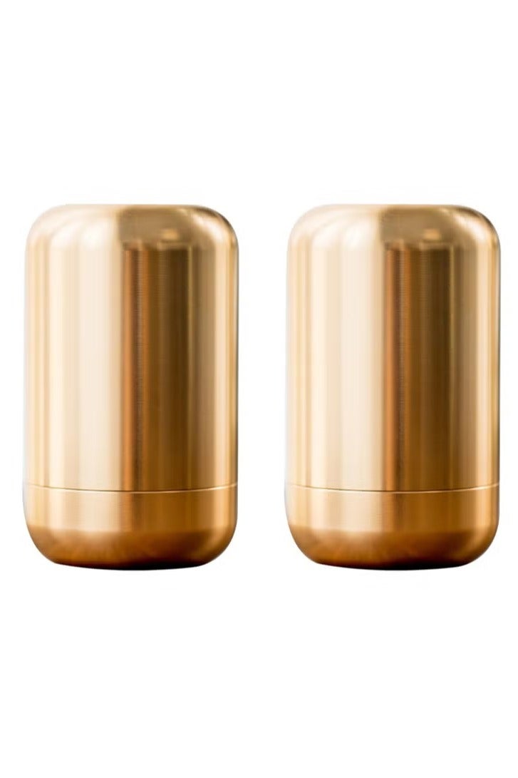 2 pcs Tea Canister, Travel Portable Sugar Tea Storage Jar, Food Storage Container, Airtight Empty Tins Kitchen Condiment Container,for Kitchen Sugar Coffee