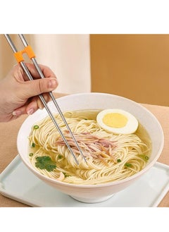 Oasisgalore 10-Piece Reusable Chopstick Helpers, Plastic Training Hinges for Beginners, Kids & Adults.  - Image 5