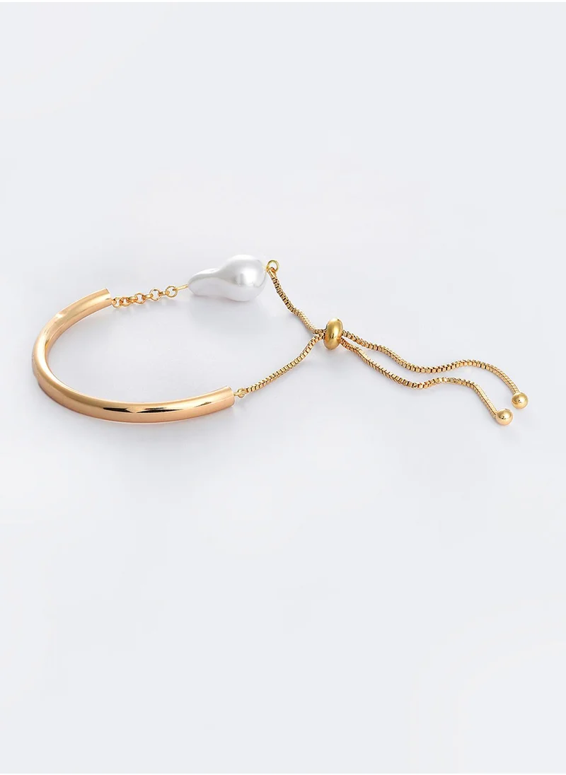 SOHI Pearls Link Bracelet
