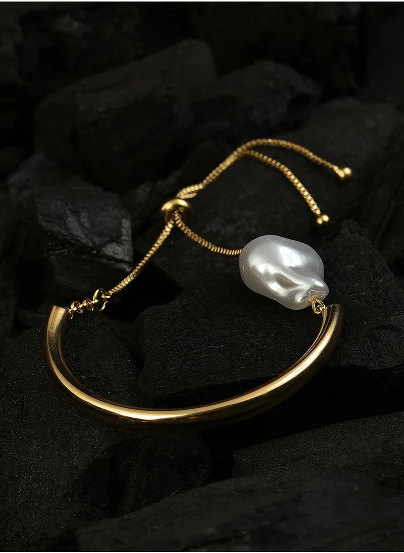 SOHI Pearls Link Bracelet