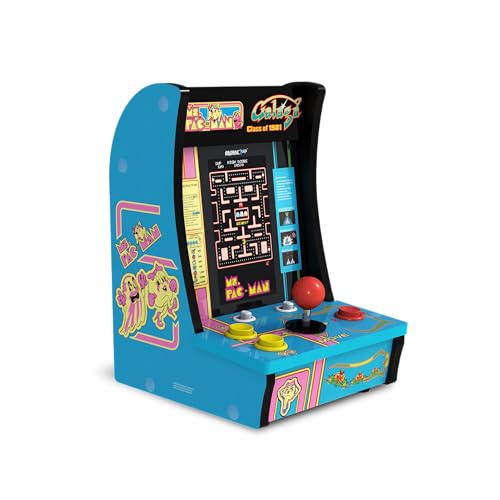 Arcade1Up Class of 81 Ms PACManGalaga Countercade 3 Classic Games Retro Game Console for Home Portable Console with 7inch Screen Tabletop Video Game for Game Room - Image 1