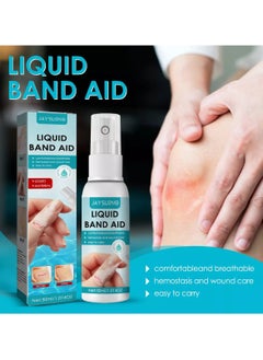 Jaysuing Liquid Plaster Skin Glue Breathable First Aids Spray Waterproof Liquid B and Aid Spray, New Waterproof Liquid B and Aid Spray Breathable Transparent Waterproof Spray Wound Stick Protective  - Image 2