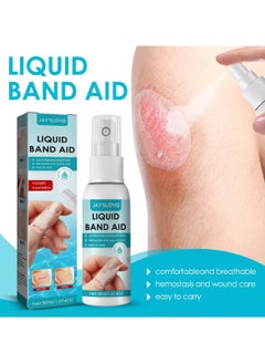Jaysuing Liquid Plaster Skin Glue Breathable First Aids Spray Waterproof Liquid B and Aid Spray, New Waterproof Liquid B and Aid Spray Breathable Transparent Waterproof Spray Wound Stick Protective  - Image 3