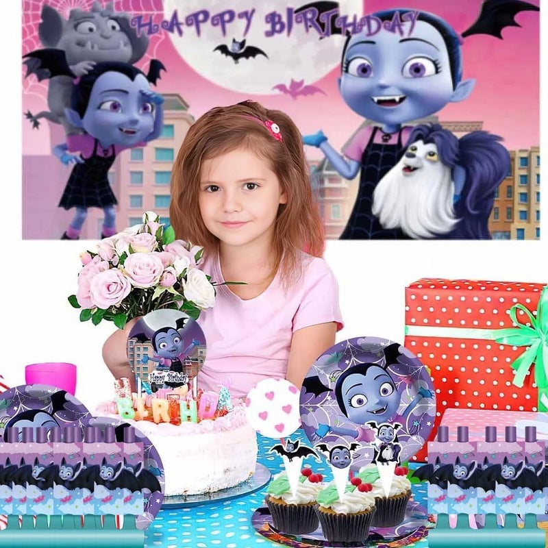 Unique Disney Vampirina Party Blowouts  5 x 3  8 Pcs - Image 3