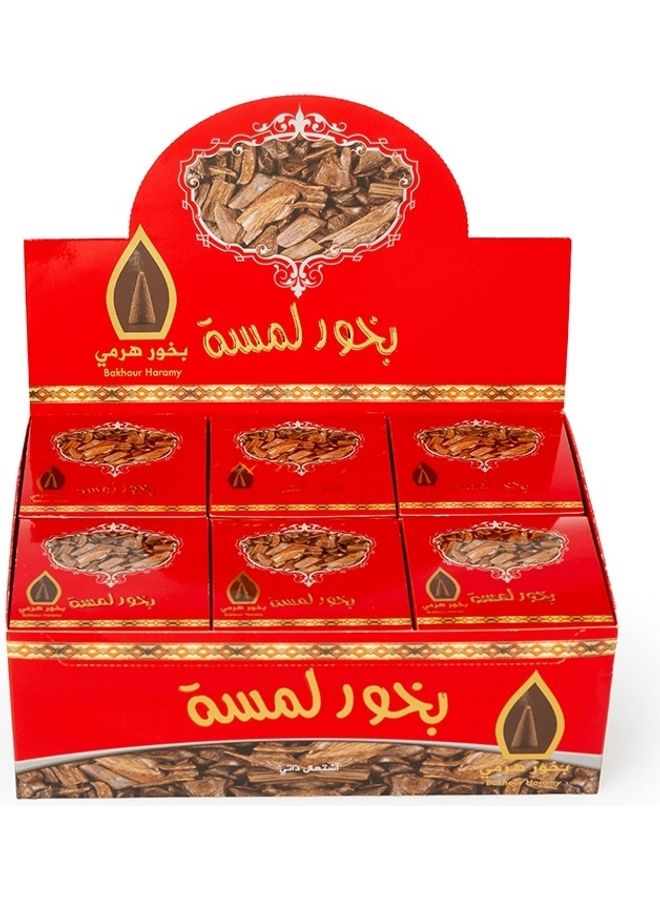 سدر الخليج للعطور مجموعة من 12 قطعة من بخور لمسة الهرمي 50جرام - Image 2