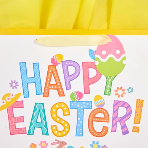 Bobobag 16" Large Easter Gift Bag with Tissue Paper and Handles for kids, Easter Egg Hunts - Image 4