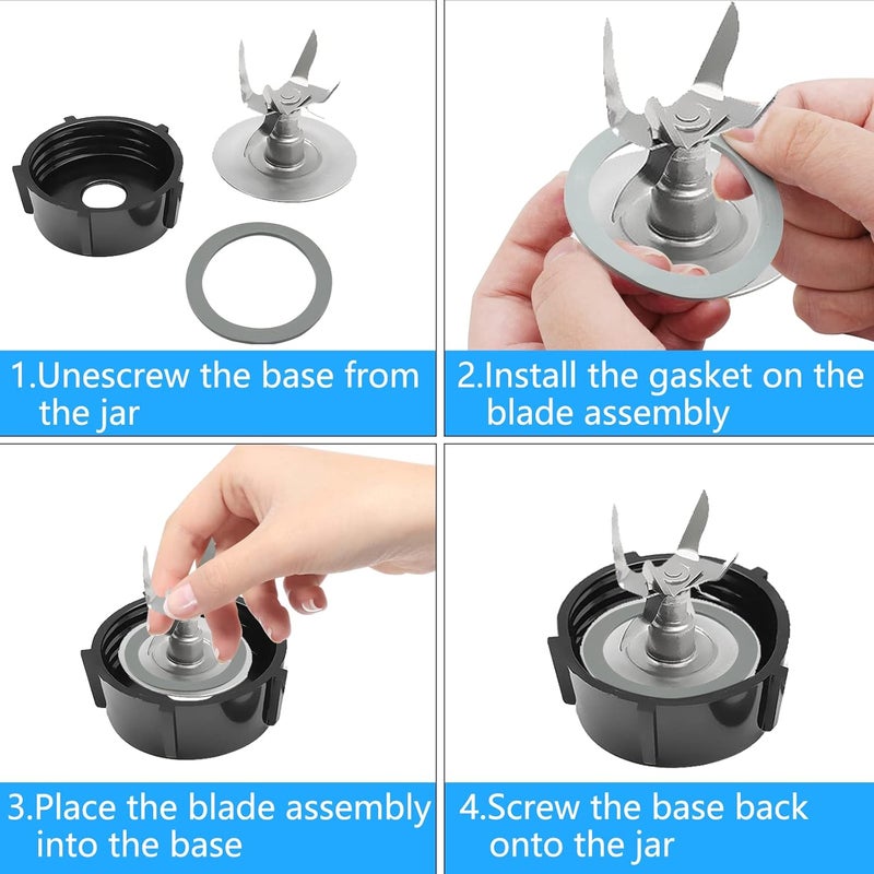 BokWin 2Pcs Blender O-Ring Gasket Seal，Rubber Sealing O-Gasket Rings for Oster and Osterizer Blender Models - Image 4