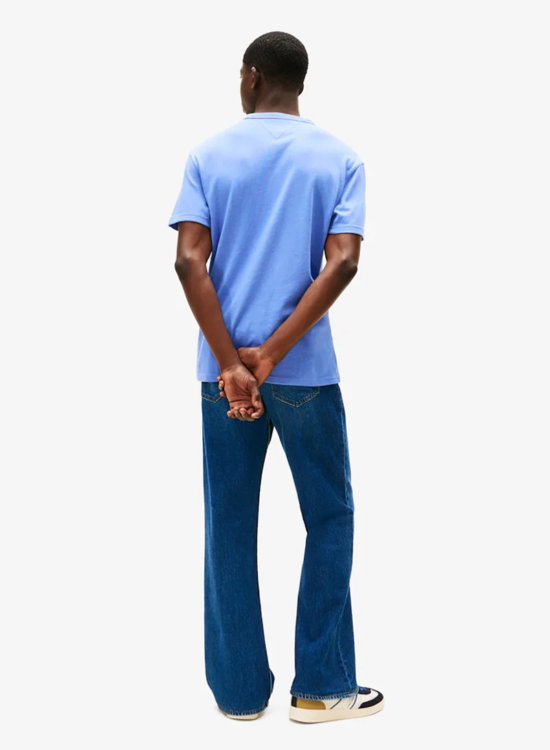 تومي جينز Regular Badge Crew Neck T-Shirt