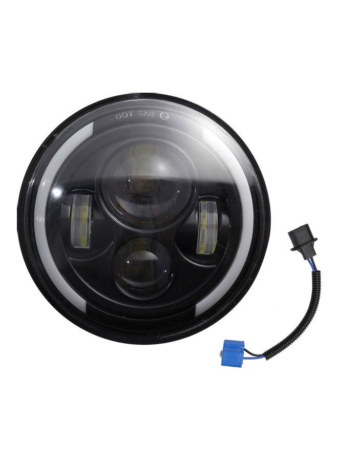 NIBEMINENT 7 Inch Round Shaped LED Front Headlight Replacement - Image 1