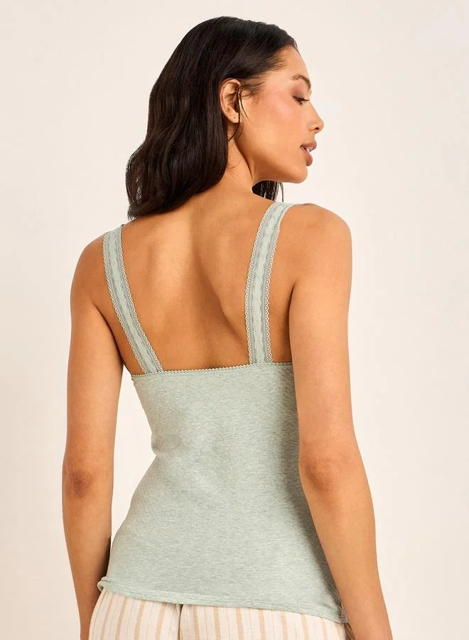 سبلاش فيڤ Shaping Camisole with Lace Trim