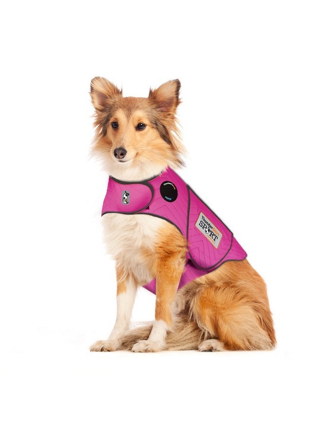 ThunderShirt for Dogs, Large, Fuchsia Sport - Dog Anxiety Relief Calming Vest - Image 1