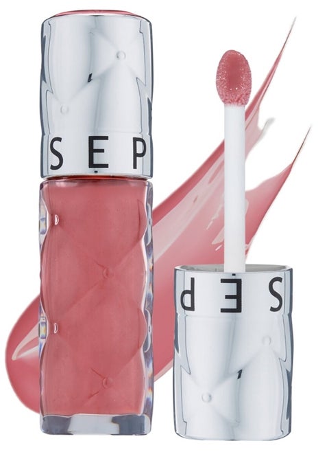 SEPHORA COLLECTION Outrageous Plump Effect Gloss  07 Pink Pout - Shimmer Free Bubblegum Pink  5ml – High-Shine, Hydrating & Volumizing Lip Plumper