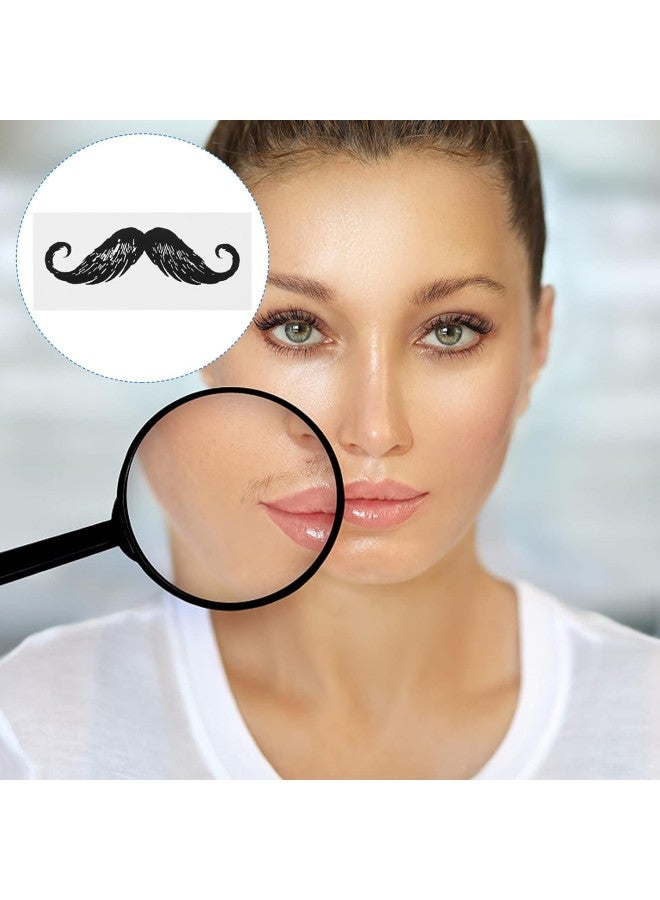 klarako 20Pcs Beard Mustache Stickers for Nose Wax Nose Eyebrow Facial Hair Removal Fake Mustaches Hair Removal Stickers - Image 2