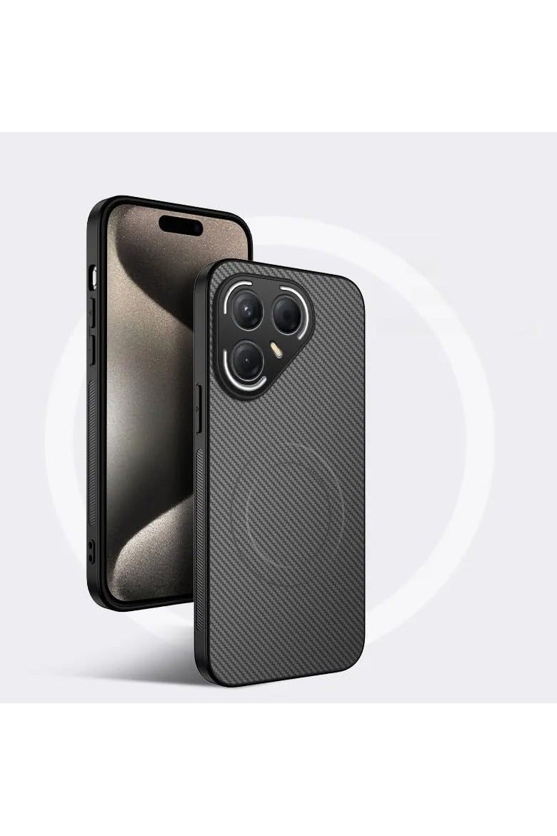 general Protective case compatible with Tecno Pova 7 Ultra 5G, featuring wireless charging functionality, ultra-thin matte finish, shock-resistant, drop-proof, and magnetic protective case.