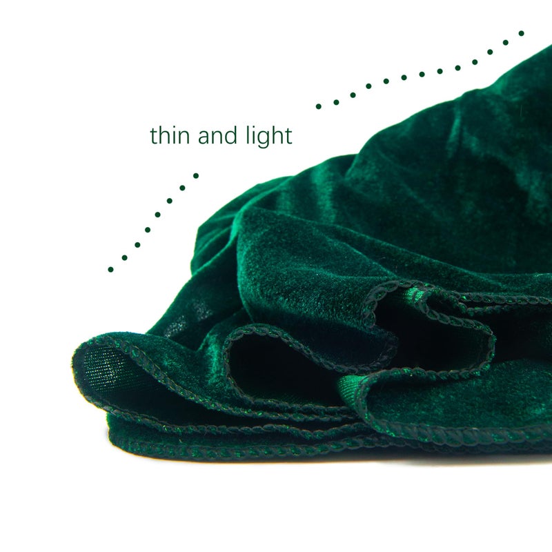 Mayplous Halloween Costumes Kids Cosplay Long Cape Boys Girls Cloak Fancy Dress for Role Play (Dark Green, 100cm / 39") - Image 3