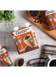 QUEST NUTRITION Quest Protein Shake Coffee Flavor 325ml Pack of 12  - Image 3