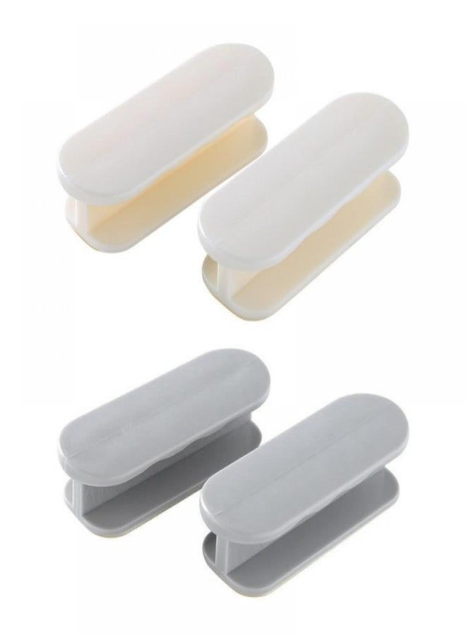 INKAJ Self-Adhesive Pull Handles,Humanity Handle Helper Auxiliary for Kitchen Cabinet Knobs Drawer Window Sliding Door-Wardrobe Self-Stick Push Pull Helper Stick-on Handles (Black) (Pack of-4) - Image 4
