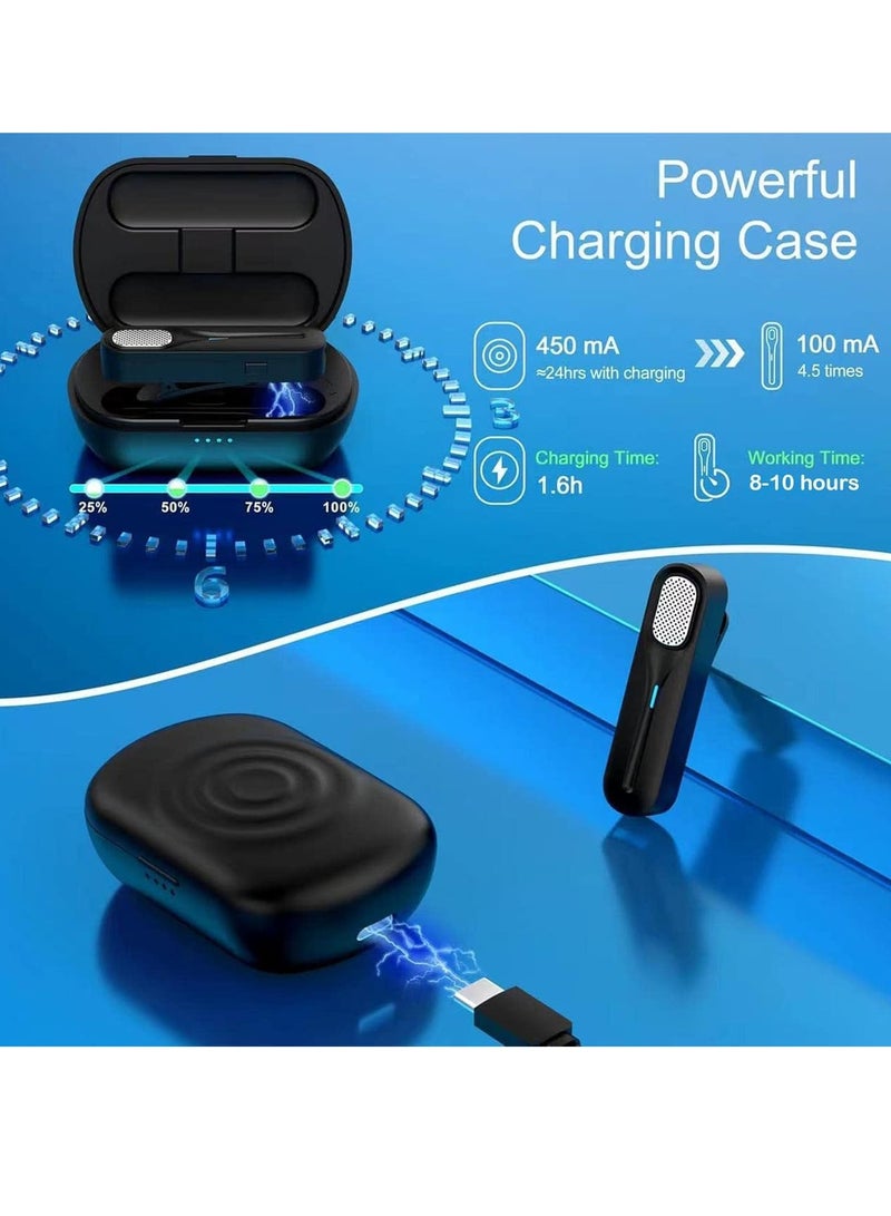 BESTPEAK mini Wireless Lavalier Microphone Noise Cancellation Microphone  Smartphon for USB-C Interface Device, Metal Clip on Mic for Vlogging TikTok YouTube Content Creators Live Streaming Interview Recording - Image 5