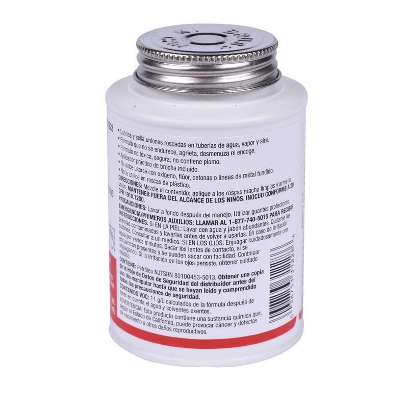 Oatey Pipe Joint Compound, 8 oz., Gray - Image 2