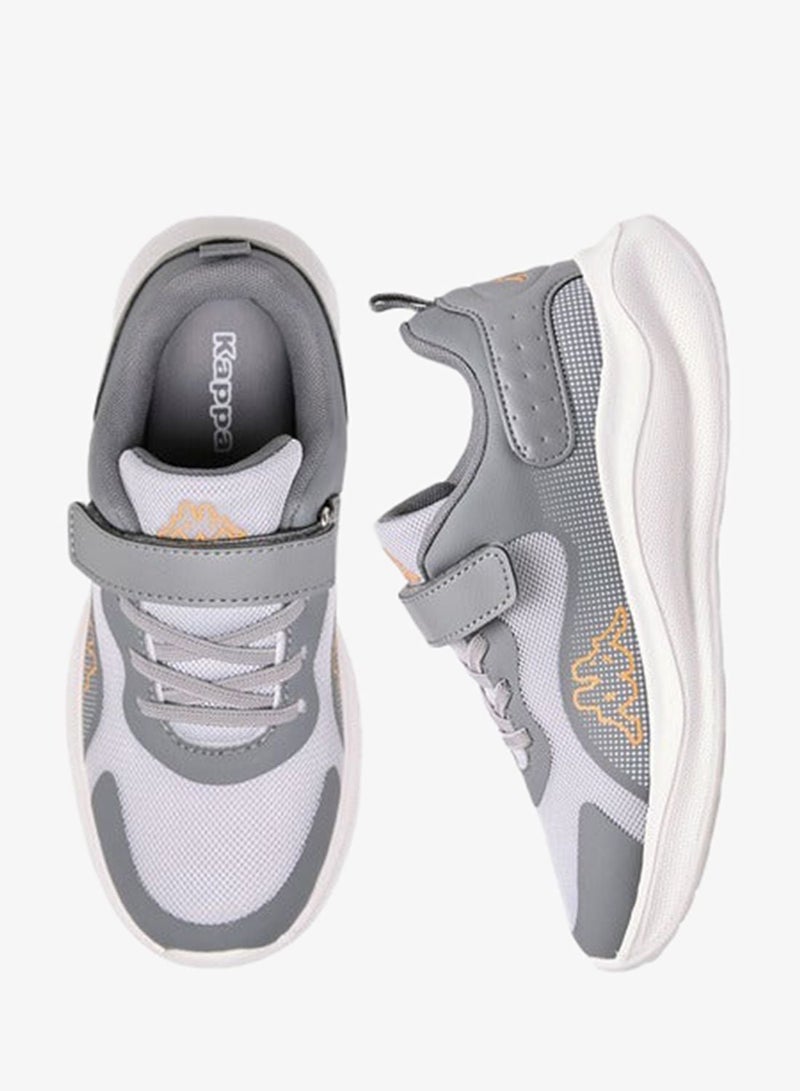 Kappa Boys' Logo Print Sport Shoes with Hook and Loop Closure - Image 1