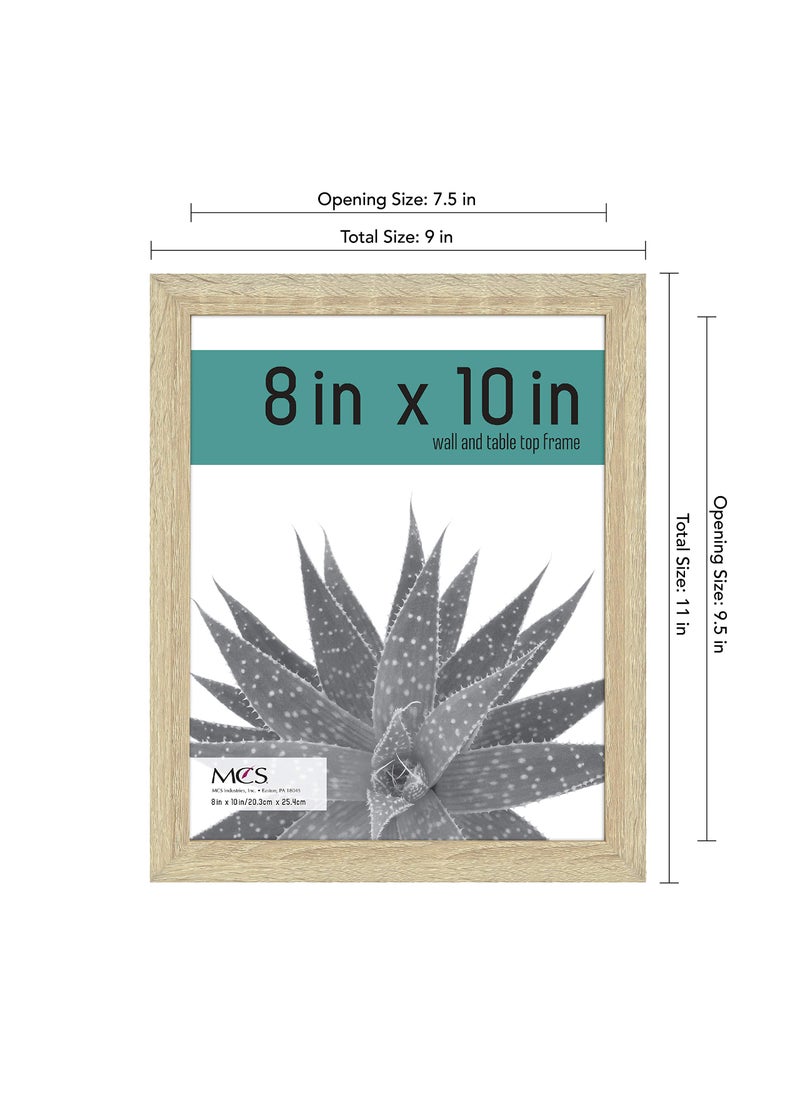 MCS MCS Gallery Essential Picture Frames  Photo Gallery Wall Frame Set  Natural Woodgrain  8 x 10 Inch  6-Pack  - Image 4