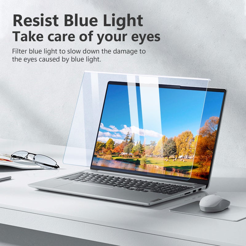 Universal Anti-Blue Light Screen Protector 12.5-32 Inches Ultra-violet Blocking Monitor Filter for Computer/Laptop Frame Suspending Type - Image 3