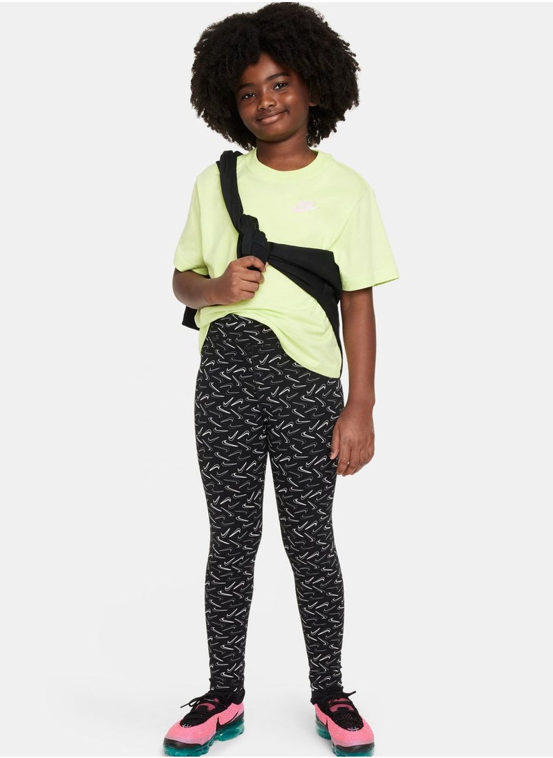 Nike - Youth Nsw Essential Mid Rise Tights - Image 1
