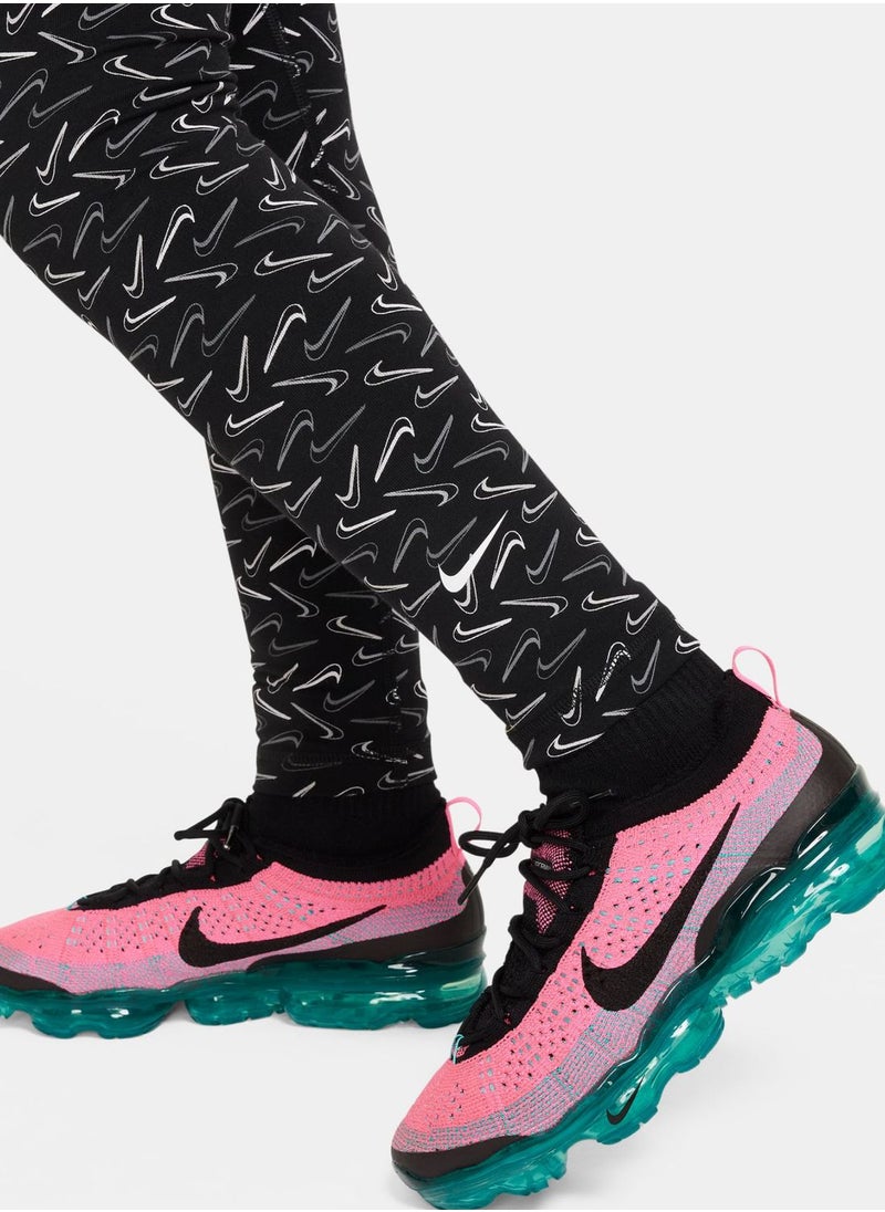 Nike - Youth Nsw Essential Mid Rise Tights - Image 1