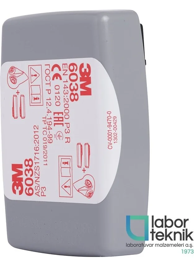 3M ™ 6038 Particulate Filter (Bayonet Mounted, P3 R Filter) - (1 Pair)
