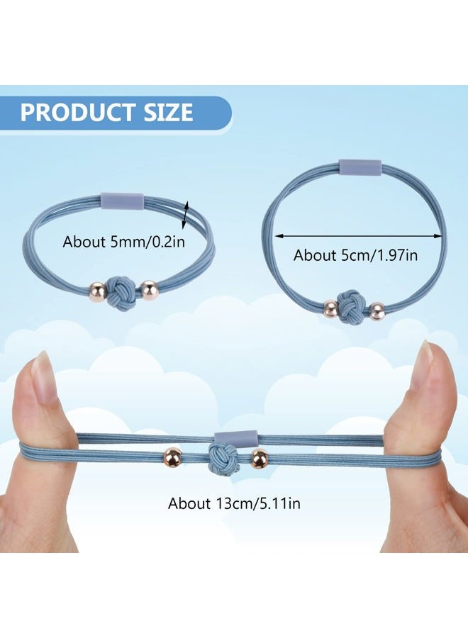 Yolev 20 قطعة أساور شعر بوهيمية، أساور مرنة لذيل الحصان، أساور شعر لطيفة، حوامل شعر بدون ضرر، أساور شعر للنساء/الفتيات - Image 5