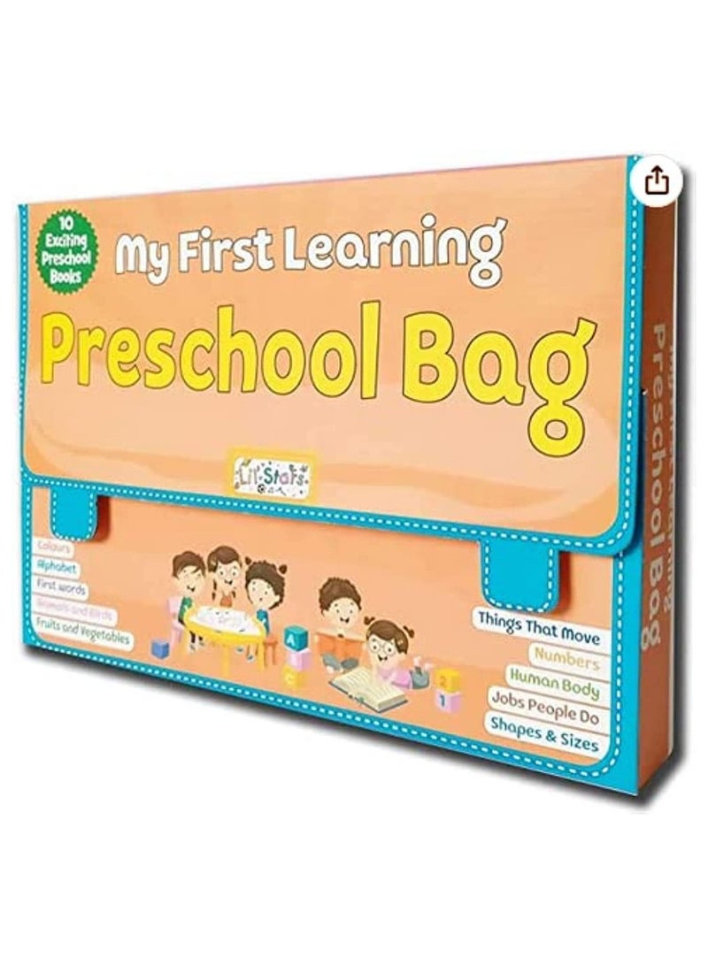 DeloPik Learning Bag Activity Books (Pre-School)-Set of 10  - Image 1