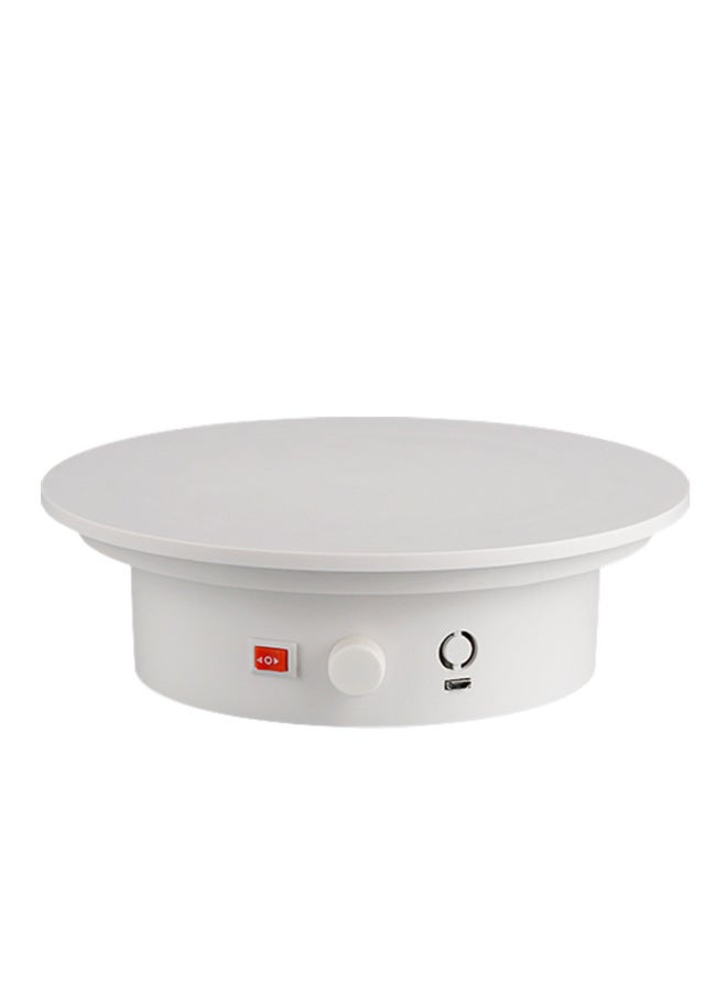 ComXim Electric Turntable Rotating Display Table Photography Live Trinkets Model Display Rack Rotating Table Base Rechargeable Speed Regulation - Image 5