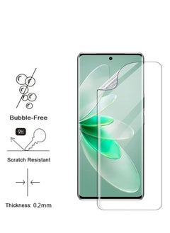 RINCO 2Packs Soft TPU Screen Protector Compatible with Vivo V30/V30 Pro/V29/V29 Pro/V27/V27 Pro 5G, Flexible TPU Film ,Anti-fingerprint Bubble-free HD Clear Protective Film  - Image 1