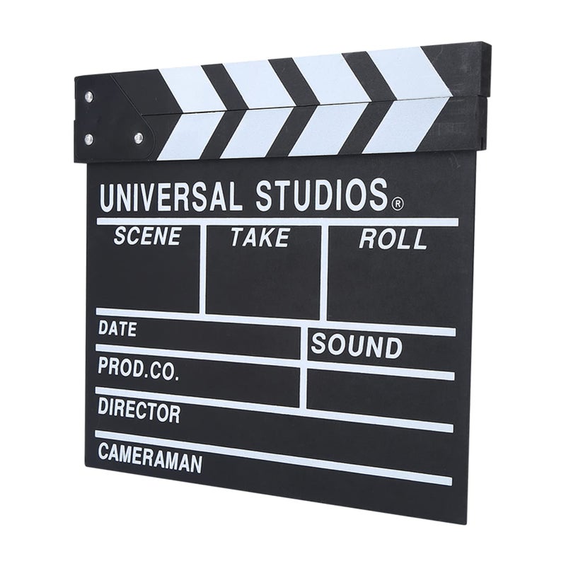 Wooden Clapperboard Director Scene Prop For Film Shoot Home Decoration - Image 4