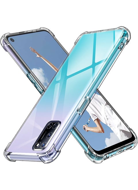 Shockproof Transparent Case Compatible with Oppo A52 - A72 - A92