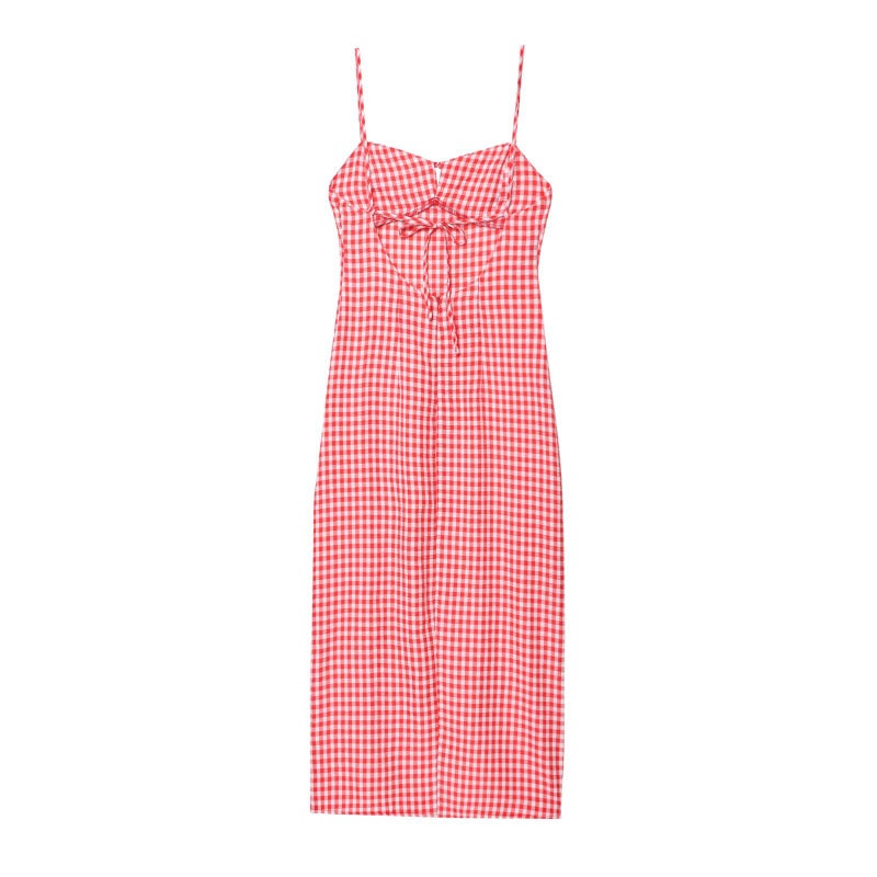 Women's 2025 Fashion Sleeveless Slim Fit Camisole Midi Dress - Image 2