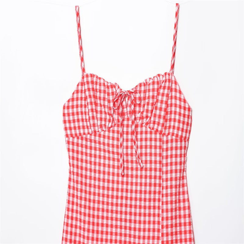 Women's 2025 Fashion Sleeveless Slim Fit Camisole Midi Dress - Image 3